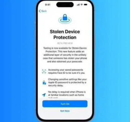 五原苹果授权维修店分享被盗设备保护功能开启方法 
