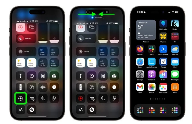 五原苹果手机维修分享iPhone14录屏如何隐藏灵动岛和红色指示器 